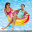 Jumbo-Schwimmring "Streifen / Stripes" 91 cm - 2-sort.