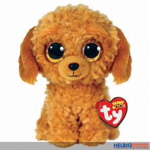 Glubschi's/Beanie Boo's - Hund "Noodles" braun - 15 cm