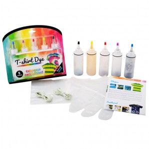 Kreativ-Färbe-Set DIY "T-Shirt Dye" mit 5 Farben