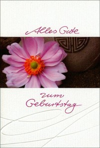 Karte Geburtstag "Blume"