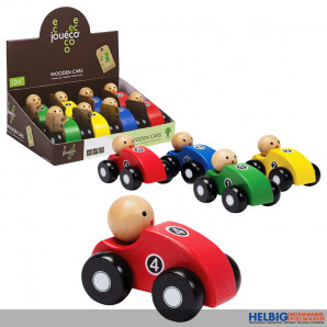 Holz-Autos "Wooden cars" 4-sort. - Display